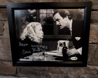 Autographed Connie Booth Polly Sherman Fawlty Towers 8x10 inch framed photo with certificate of authenticity from JSA