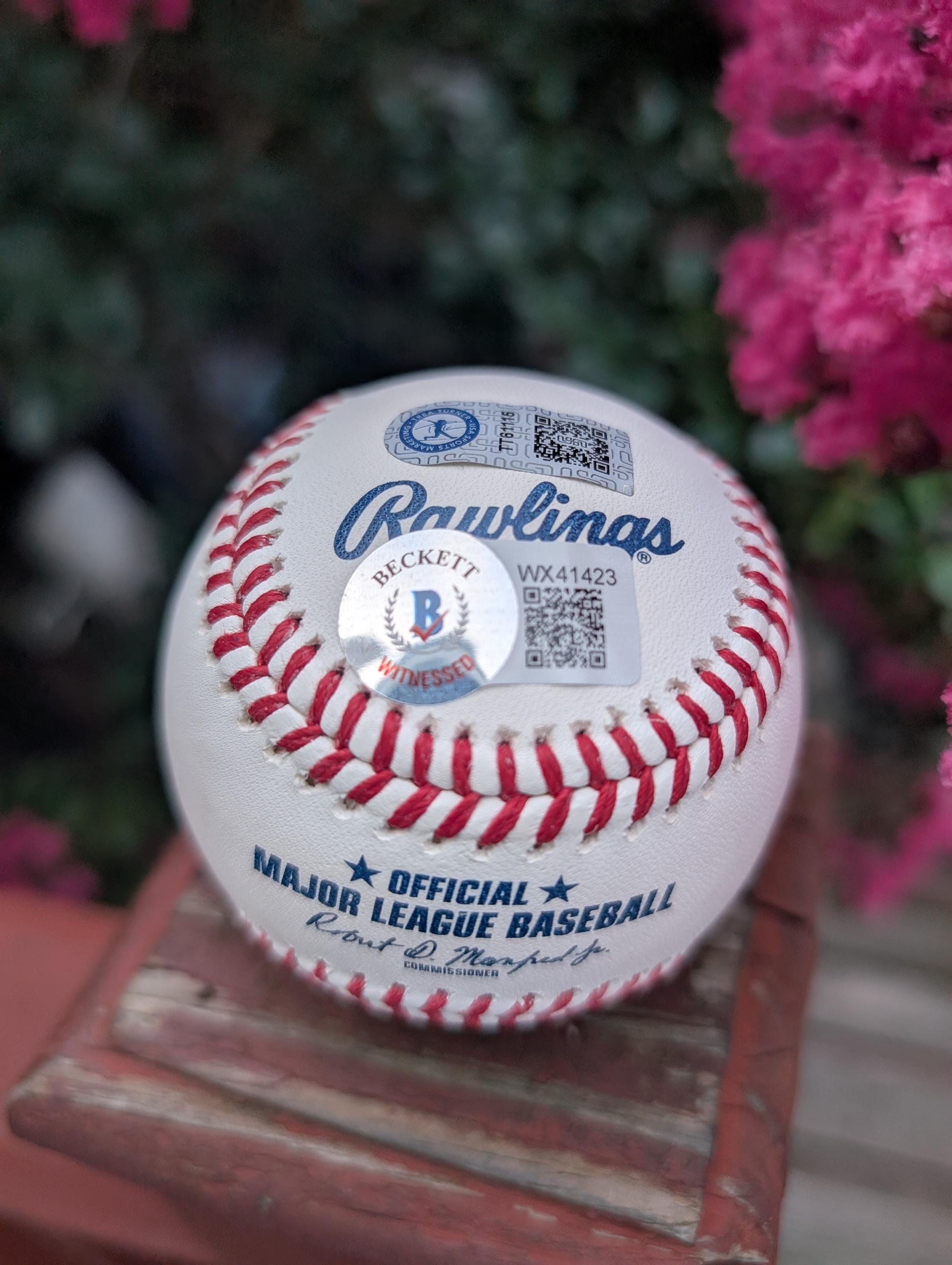 T*o様 フィリーズ/トレイ・ターナー　直筆サイン入りボール トレア・ターナーの直筆サイン入り フィラデルフィア・フィリーズ