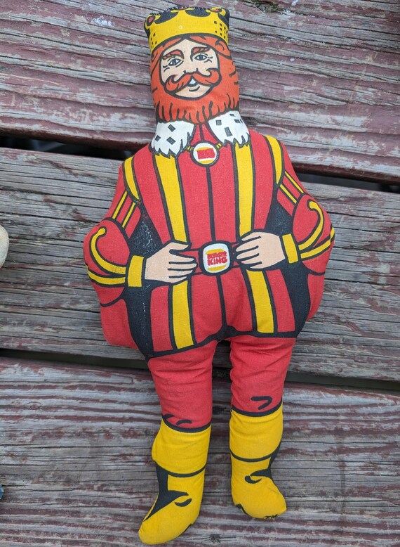 貴重！70s バーガーキング人形BURGERKING アメリカアンティークUSA Vintage 1970s Burger King Stuffed Kind Doll . - Etsy