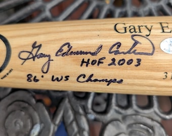ゲイリー・カーター直筆サイン入り NY メッツ殿堂入りバット ゲイリー
