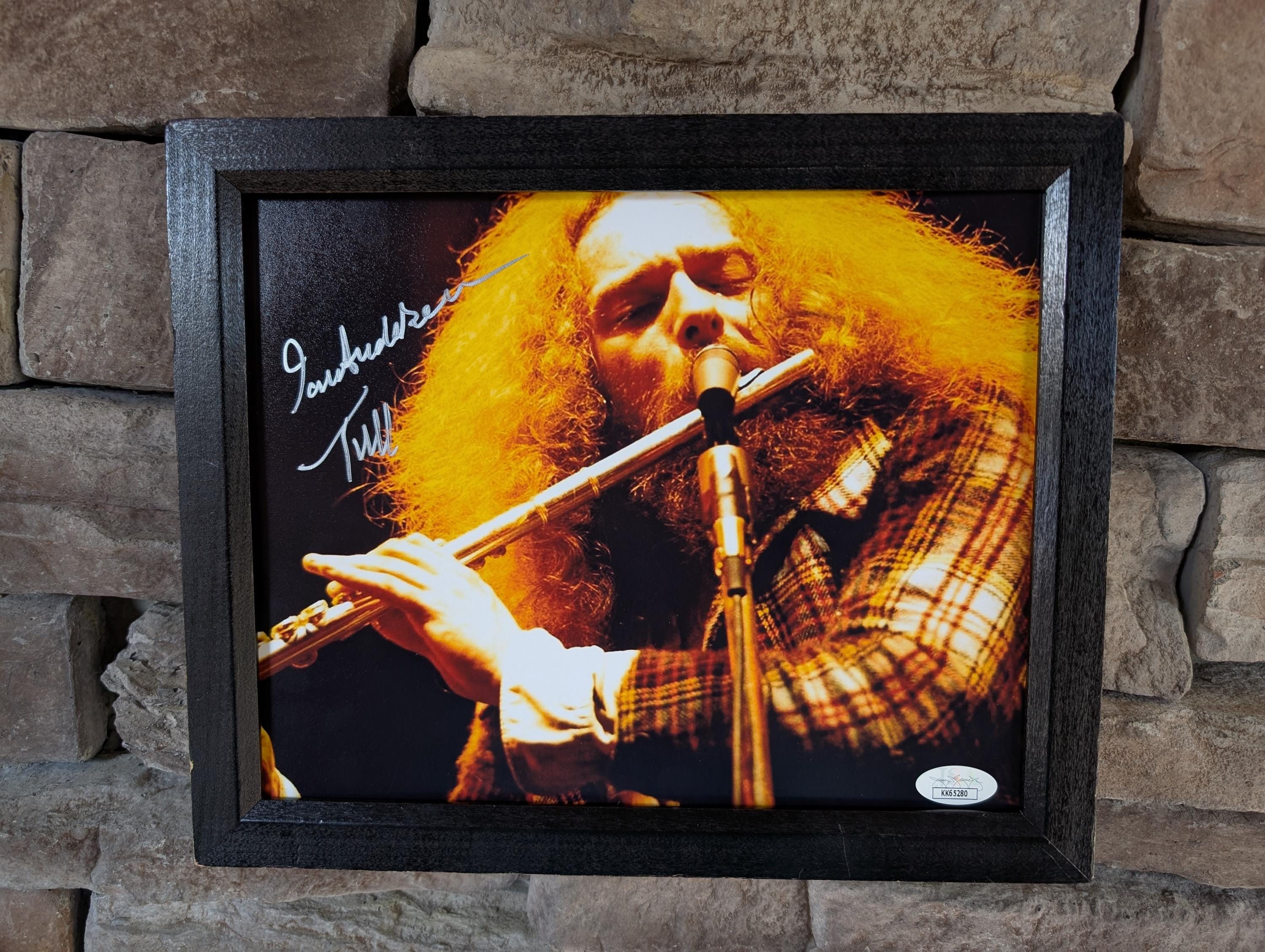 イアン・アンダーソン、ジェスロ・タルのリードシンガーのサイン入り 8