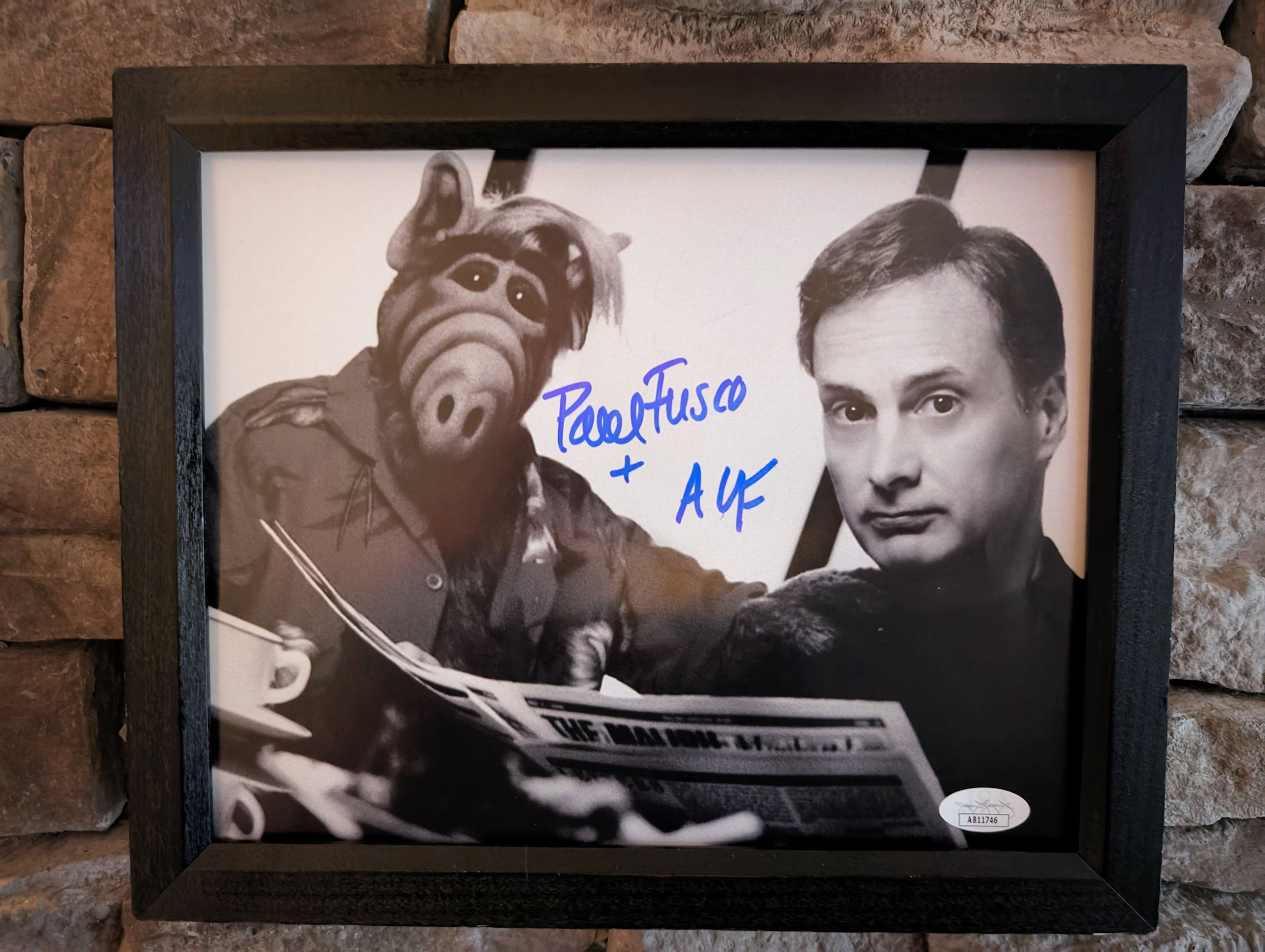 Autographed Paul Fusco Puppeteer and Voice of ALF, 8x10 Inch 