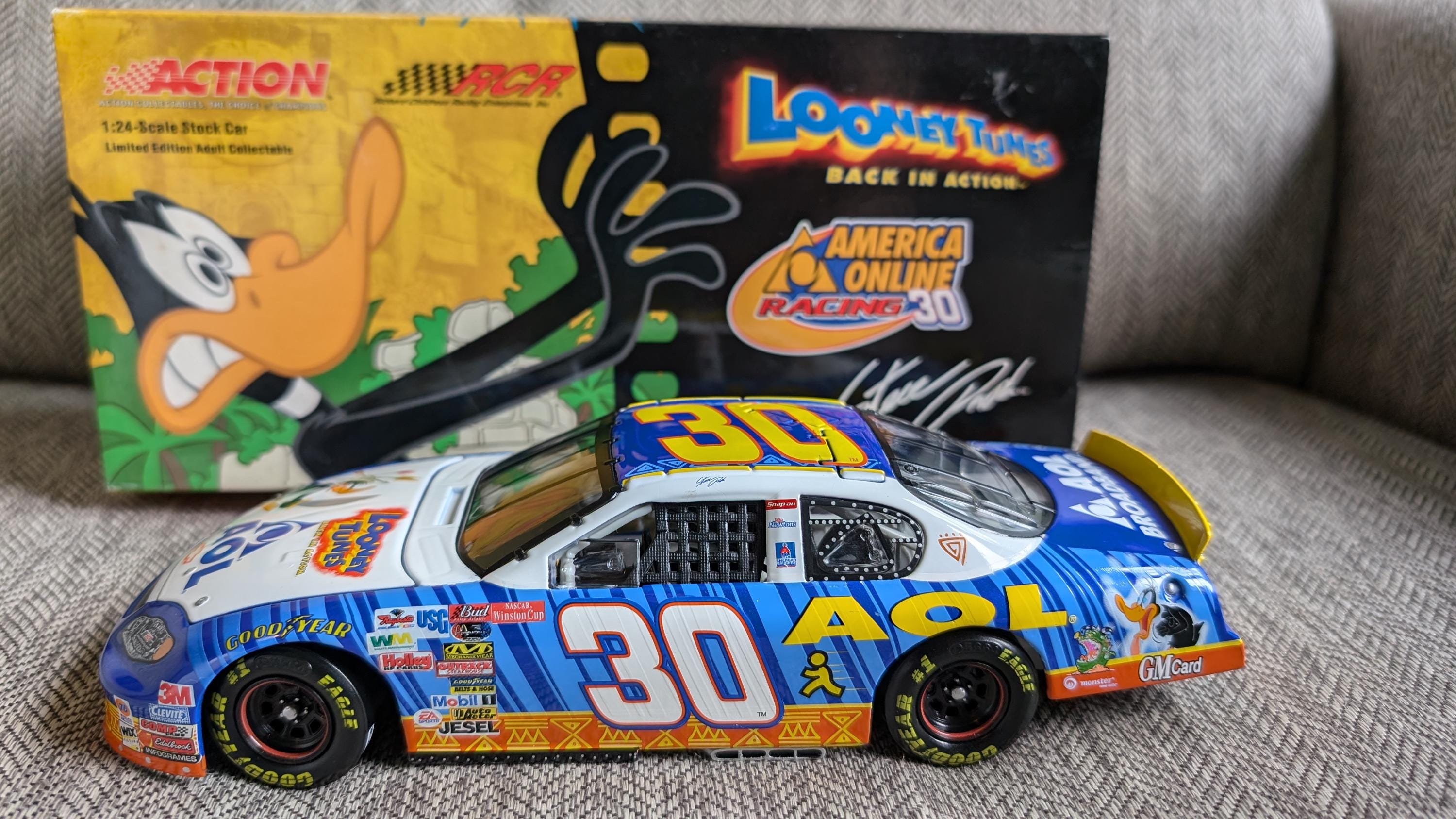 Action Collectibles 1:24 Scale Diecast Metal NASCAR Stock Car