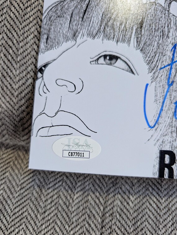 Autographed Klaus Voormann Musician & the Beatles Revolver Album