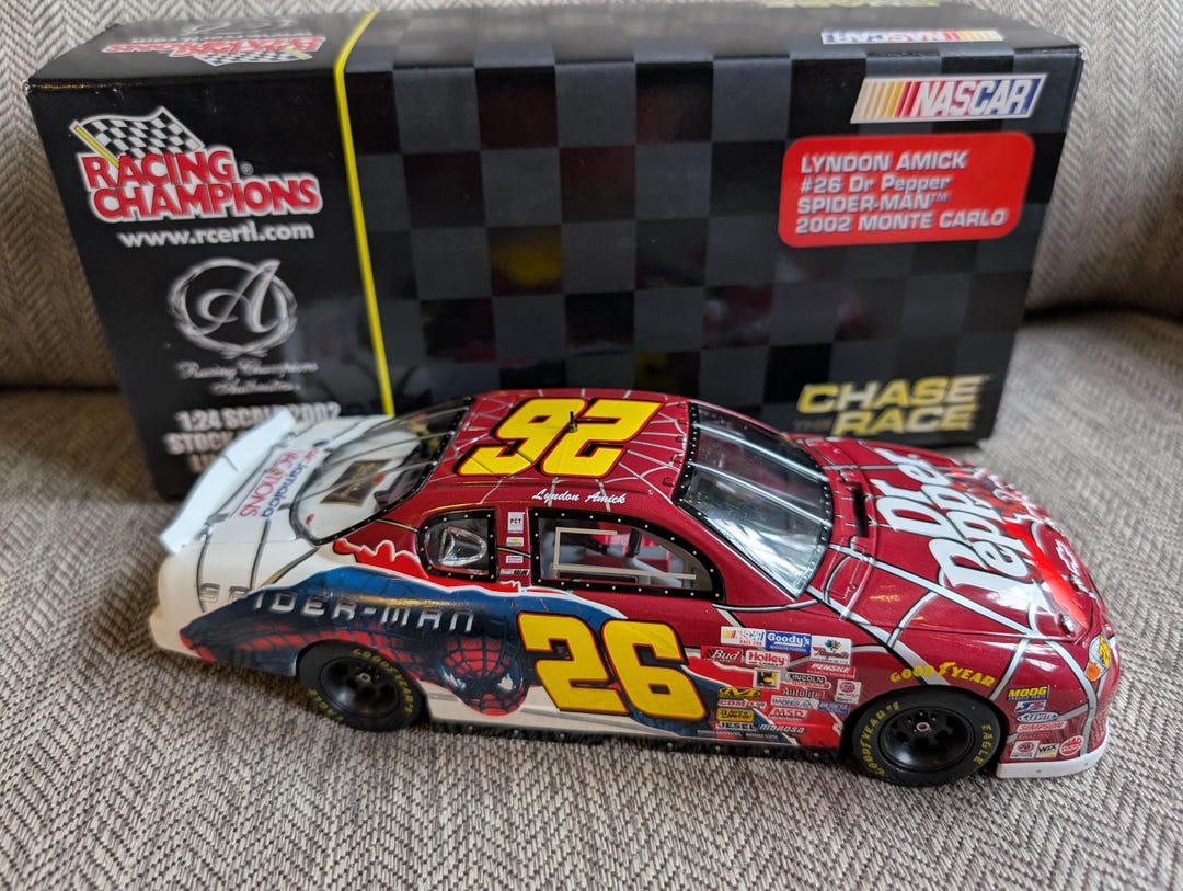 Action Collectibles 1:24 Scale Diecast Metal NASCAR Stock Car