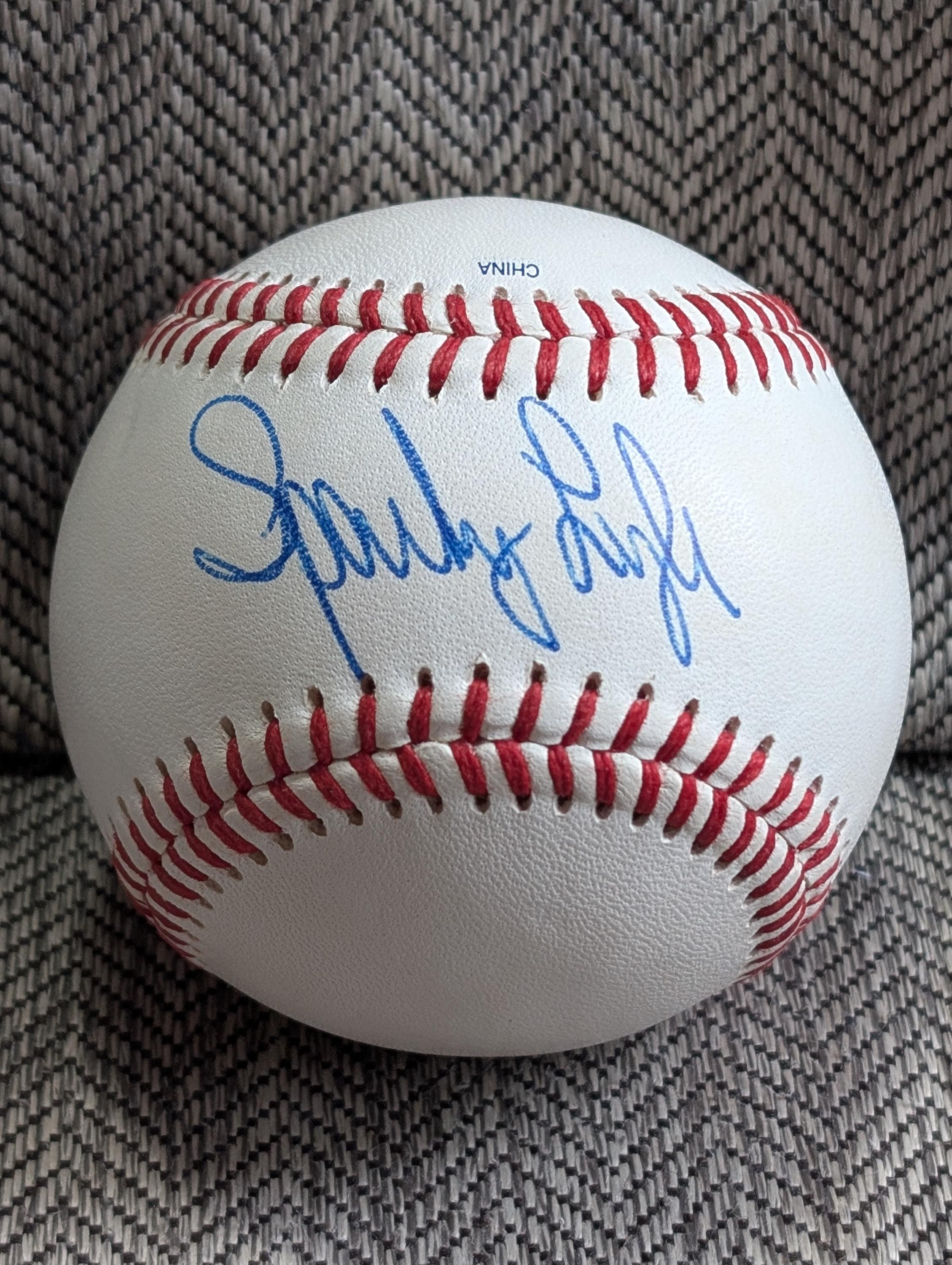 JSA の証明書付き、直筆サイン入り Sparky Lyle NY ヤンキース