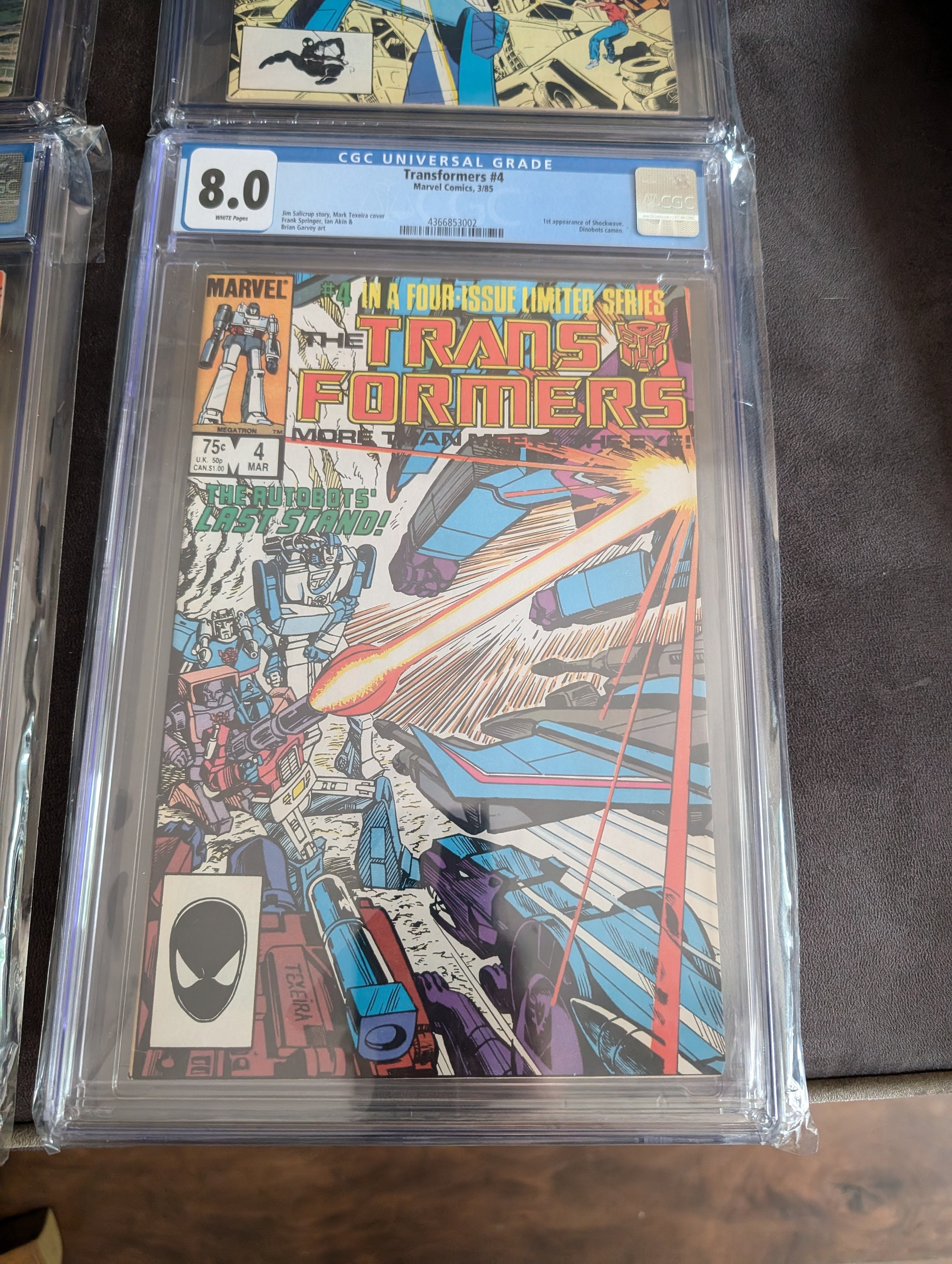 1985 Marvel Comics the Transformers Comic Books Numbers 1 to 4 A