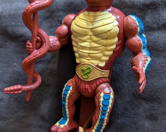 MOTU Masters Of The Universe He-Man vintage actiefiguur jaren 80 Rattlor met staf