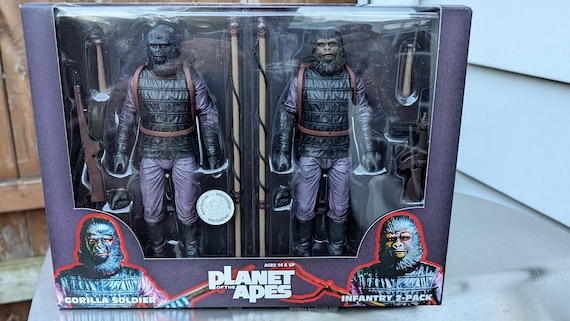 NECA 猿の惑星 ゴリラ ソルジャー 歩兵 2パック 7インチ アクション