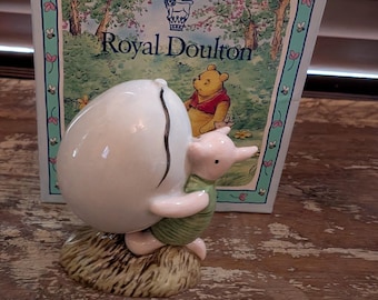 Royal Doulton Winnie The Pooh Collection Celebrating 70 Years 1928 - 1998 in original box. Piglet And The Balloon