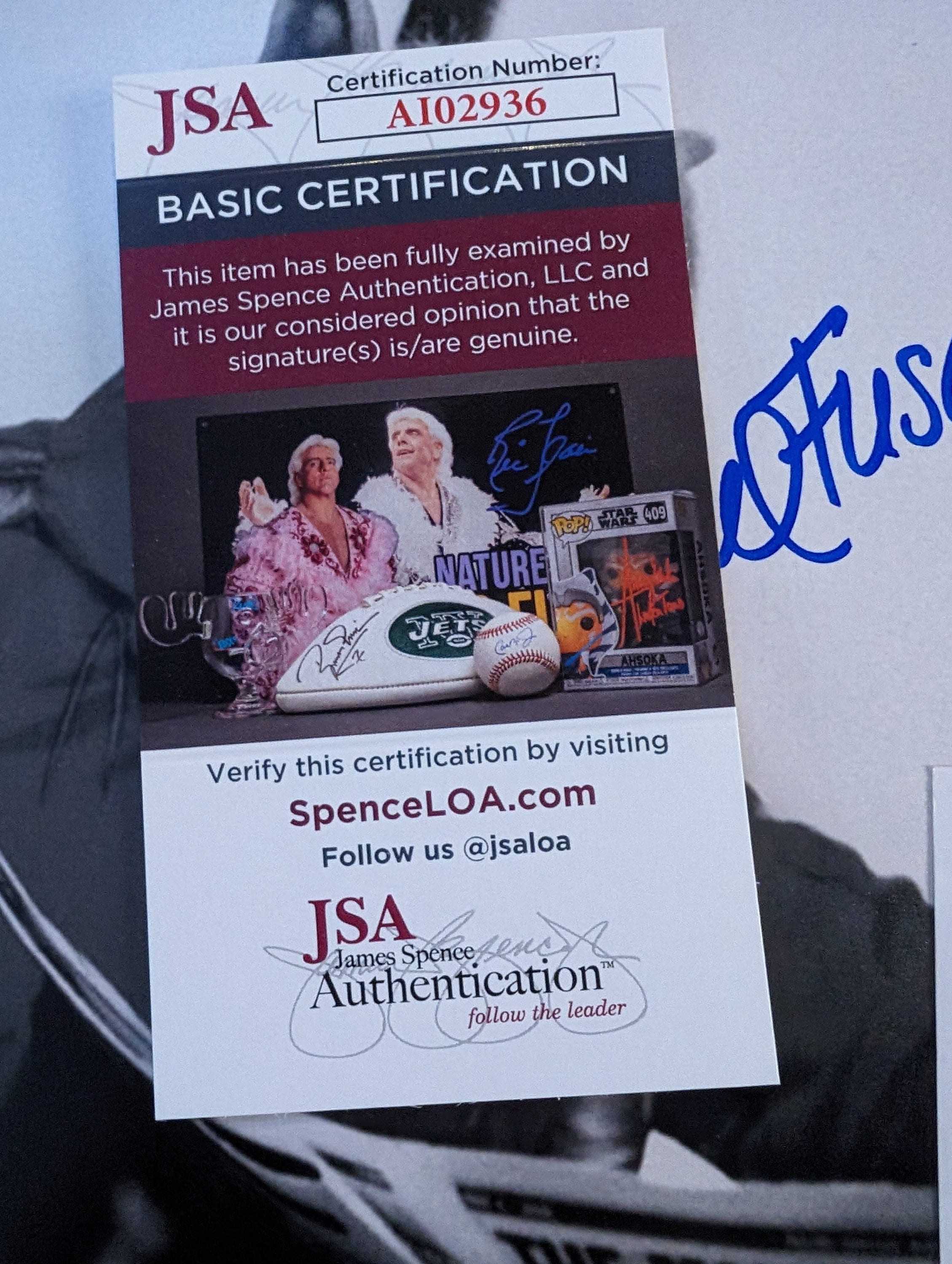 Autographed Paul Fusco Puppeteer and Voice of ALF, 8x10 Inch