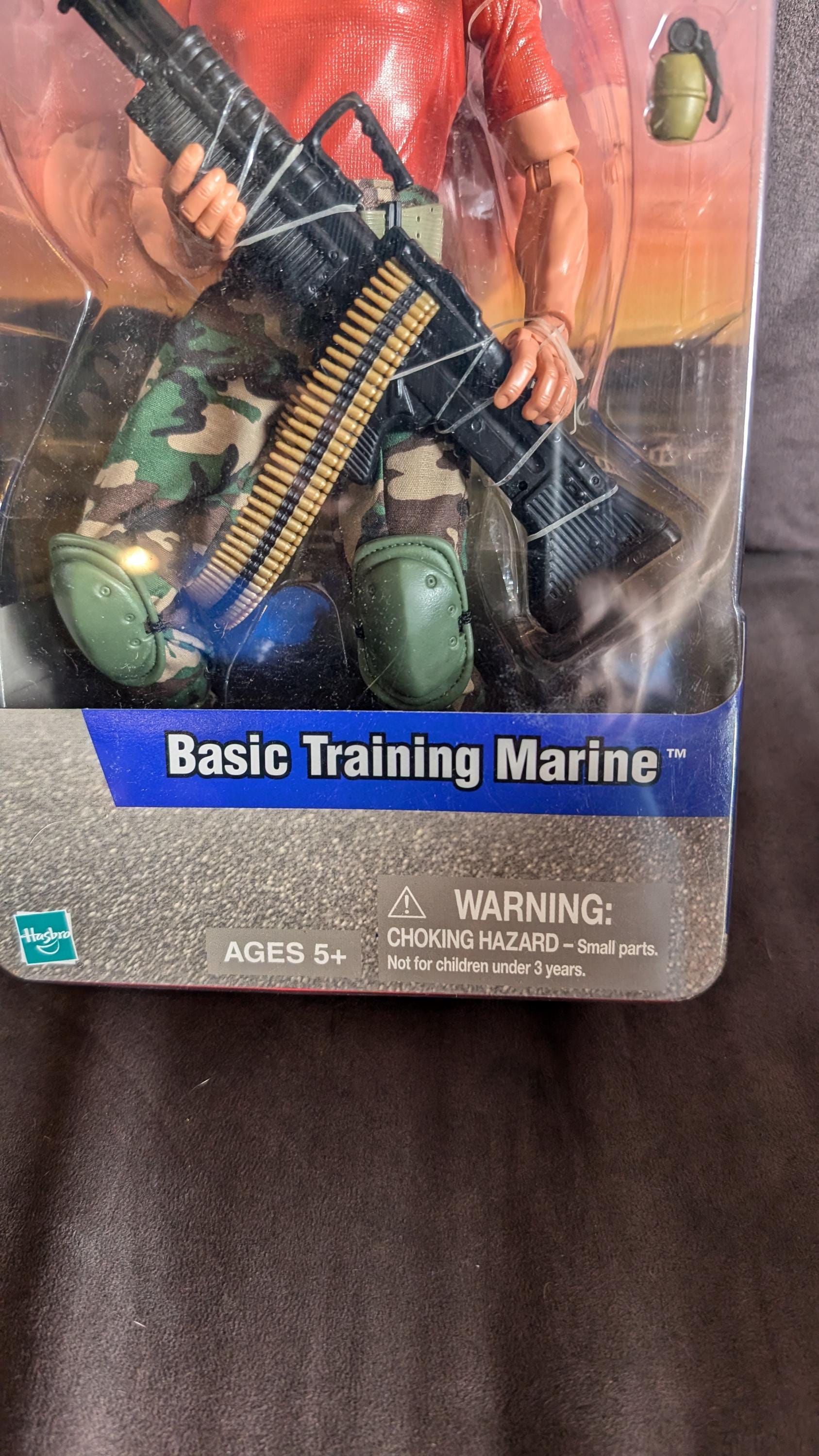 Vintage 1990s GI Joe Basic Training Marine Collectors Edition Doll