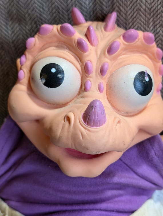 Vintage 1990s Street Kids Dinosaurs TV Show Baby Sinclair