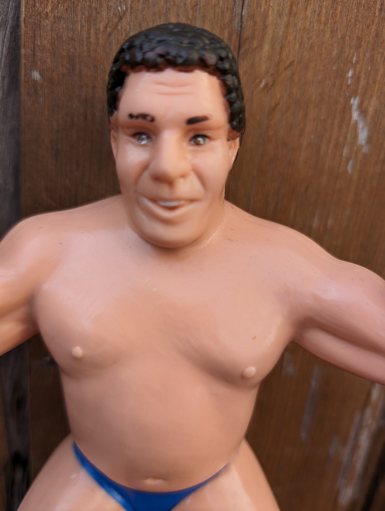 Vintage 1980s WWF WWE LJN Titan Andre The Giant wrestling figure ln excellent condition image 1