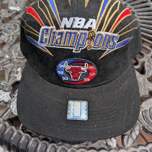 Chicago Bulls Championship Hat - Etsy