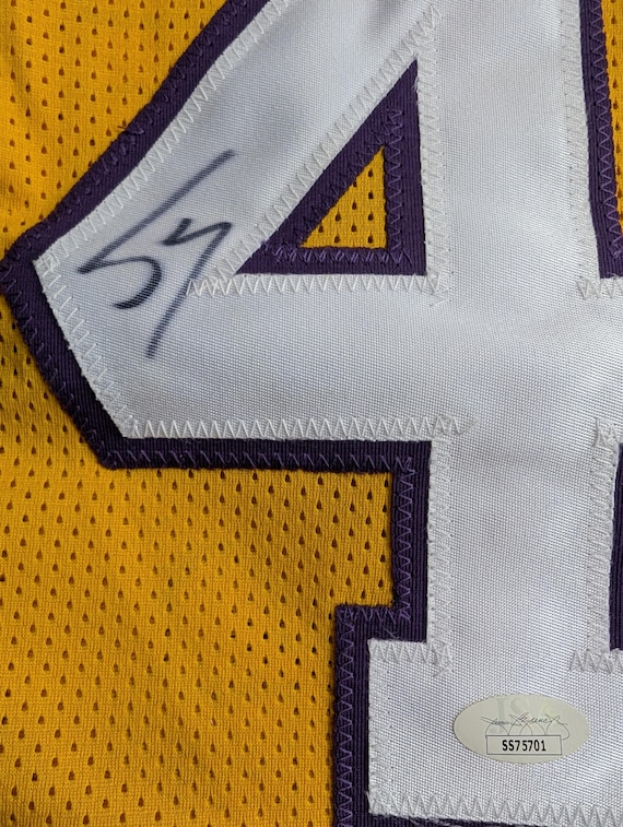 Maillot de basket NBA des Los Angeles Lakers Finales 2000 authentic signé et dédicacé par Shaquille O'Neal | LCS