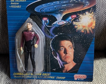 88' 初期スタートレック フィギュア ガルーブ galoob TNG ライカー ヴィンテージ 1988 ガルーブ スタートレック ウィリアム・ライカー司令