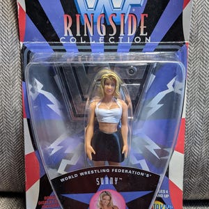 Vintage 1998 Jakks Pacific WWF WWE  Match Sable Stomp 3 wrestling figure ln original box never opened.