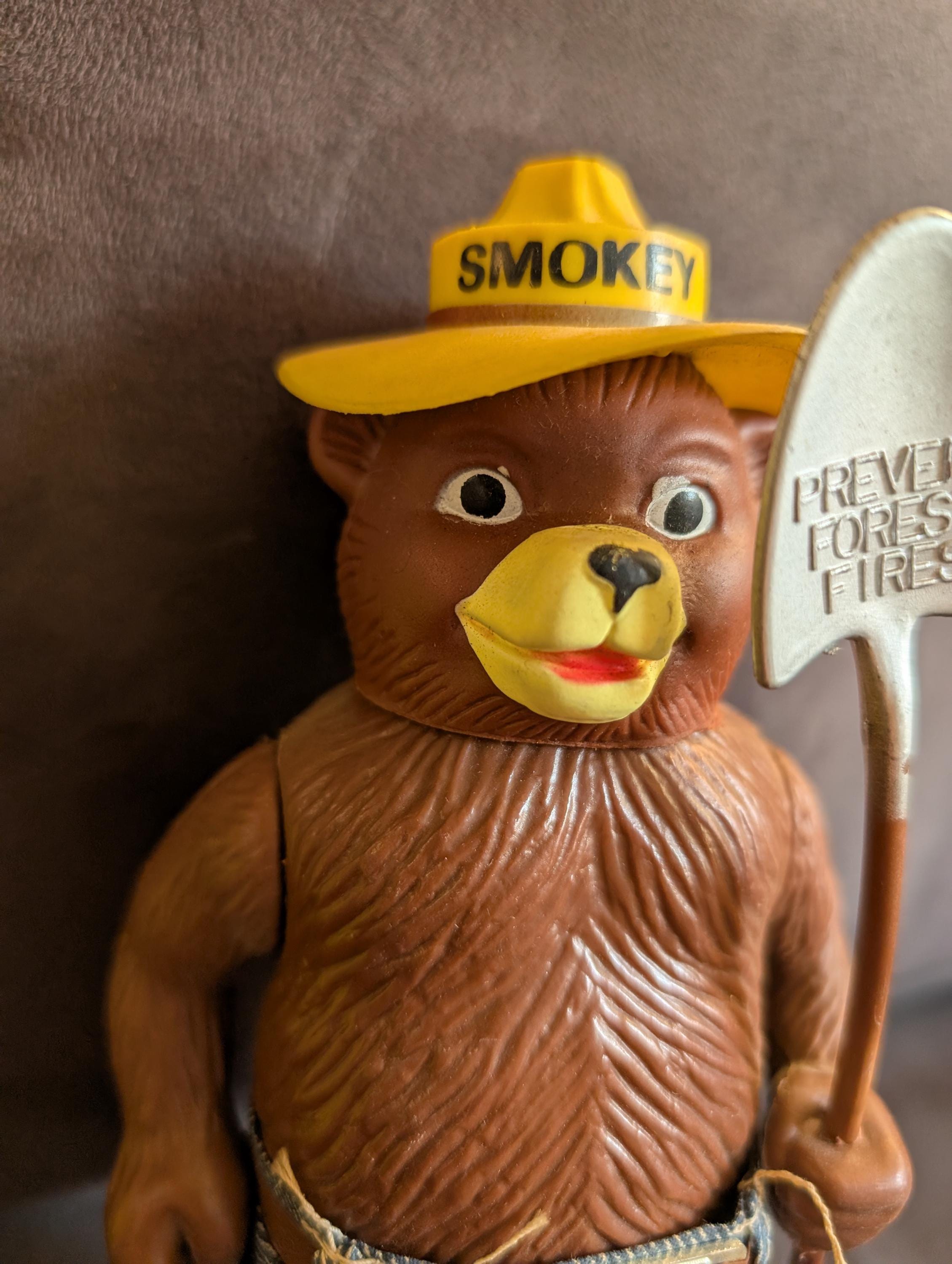 Smokey Bear Figure - Etsy