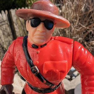 Vintage 1990s WWF WWE Hasbro The Mountie wrestling figure