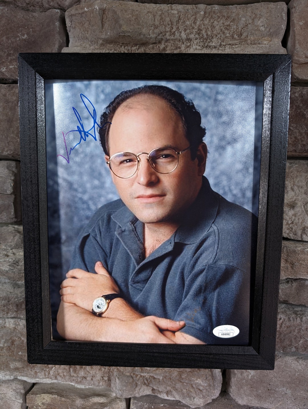 Autographed Jason Alexander George Costanza Seinfeld. 8x10inch