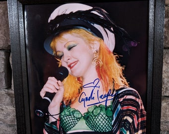 シンディ・ローパーのサイン入りメンフィス・ブルース CD JSA COA