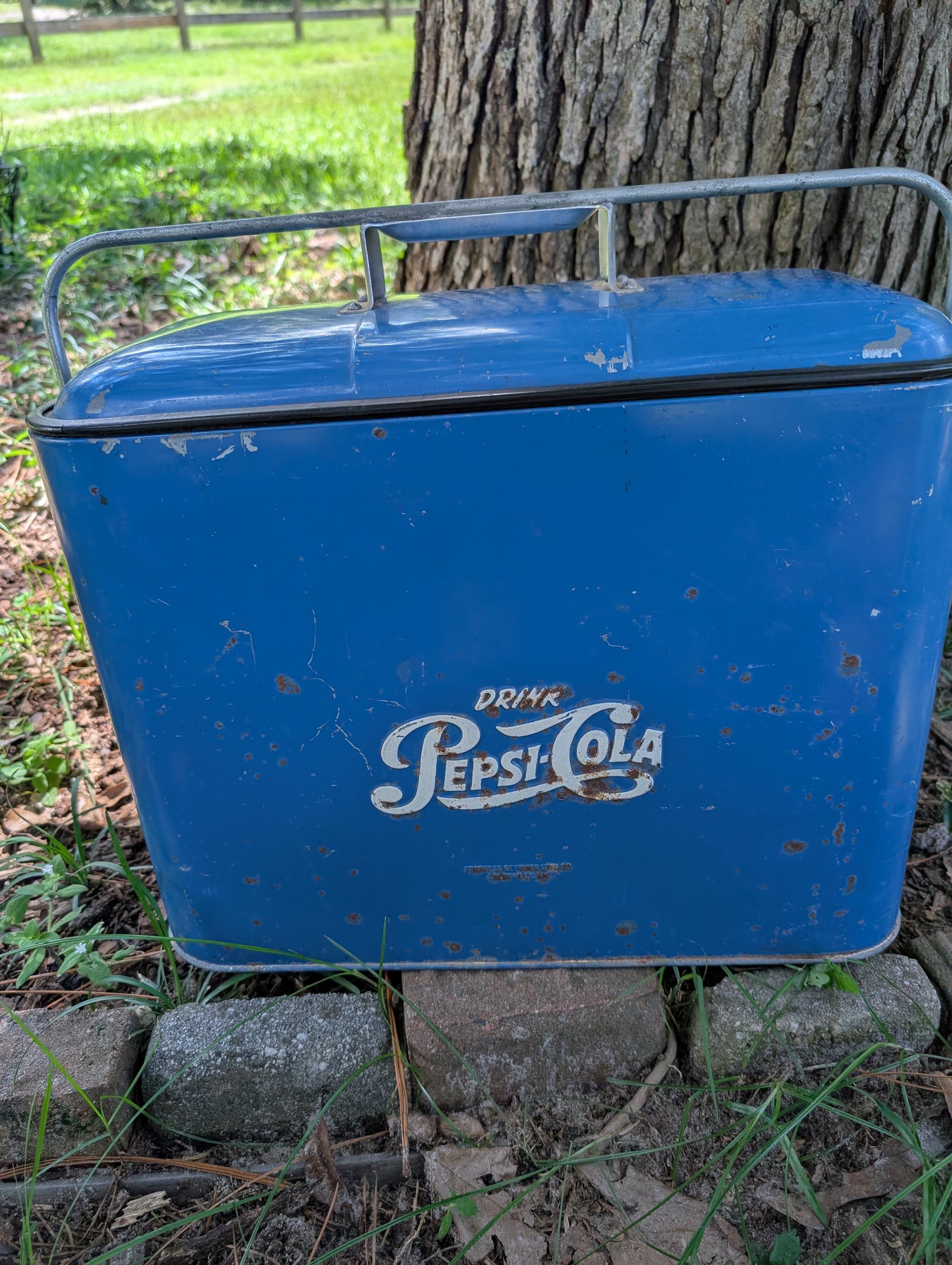 Vintage Pepsi Metal Cooler - Etsy