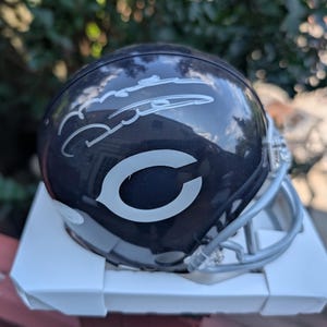 Autographed Mike Ditka Chicago Bears Riddell Mini Helmet with certificate of authenticity from jsa