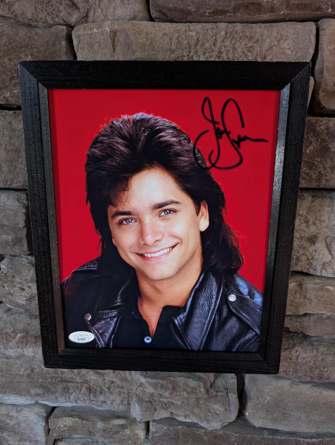 ジョンステイモス John Stamos サイン フルハウス フルハウスのジョン・ステイモスおじさんジェシーのサイン入り8 x 10