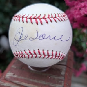 Autographed Joe Torre New York Yankees Baseball with certificate of authenticity PSA