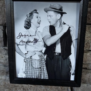 Autographed  Joyce Randolph Trixie on the Honeymooners 8x10 inch framed photo with COA from JSA