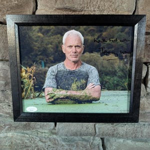 Autographed Jeremy Wade River Monsters 8x10 inch framed photo with certificate of authenticity from JSA