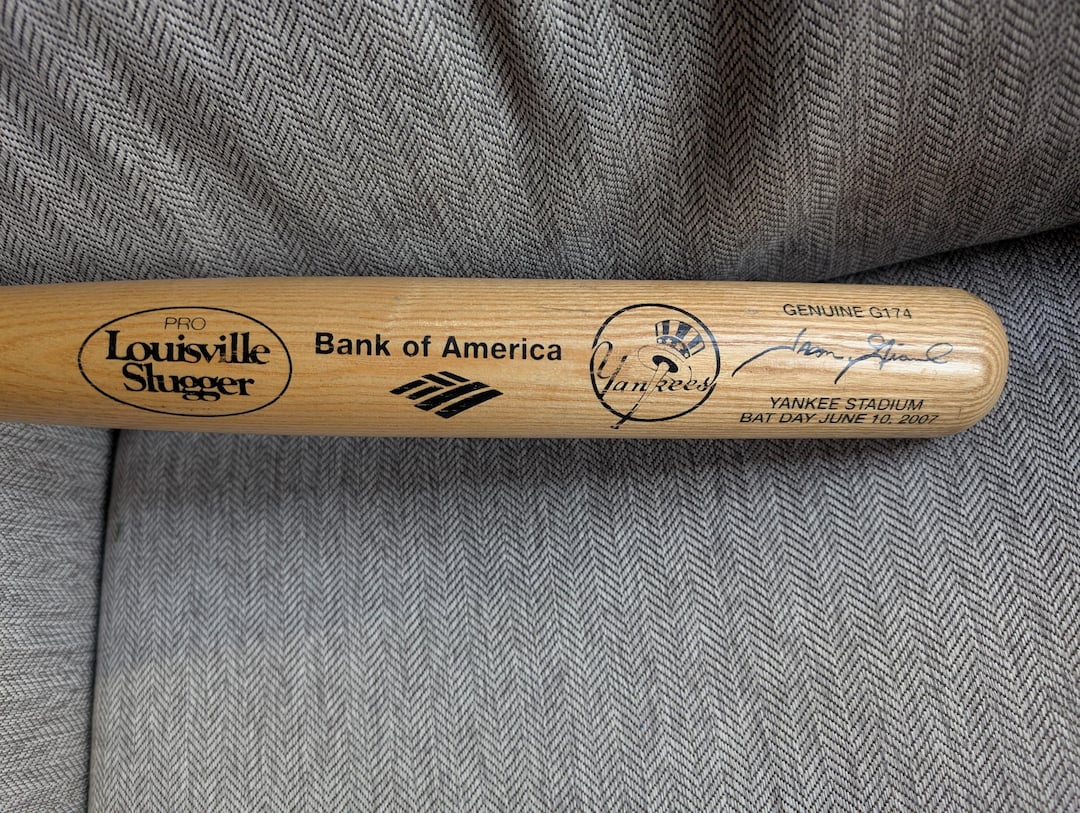 Vintage Louisville Slugger Pro G174 Yankee Stadium Bat Day June