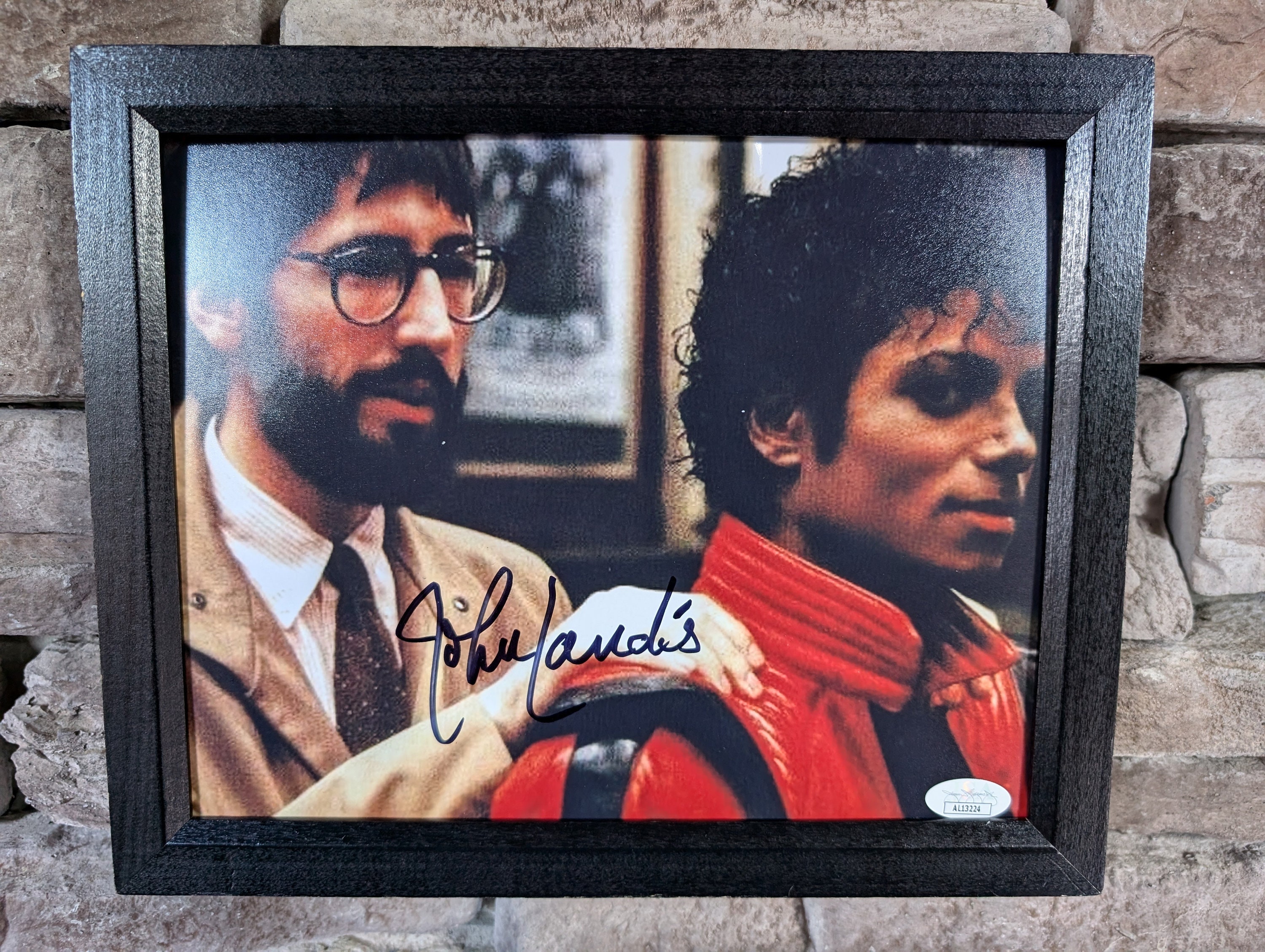 Autographed John Landis Director Michael Jacksons Thriller 8x10