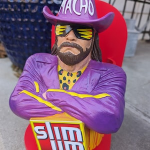 The Macho Man Randy Savage Slim Jim Holder counter display