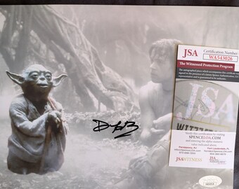 スターウォーズ　ヨーダ　サイン入り ディープ・ロイ・ヨーダのサイン入りスター・ウォーズ 帝国の逆襲 8 x