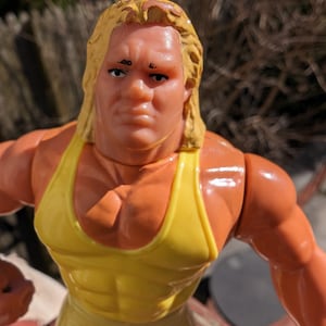 Vintage 1990s WWF WWE Hasbro Mr. Perfect Curt Henning wrestling figure