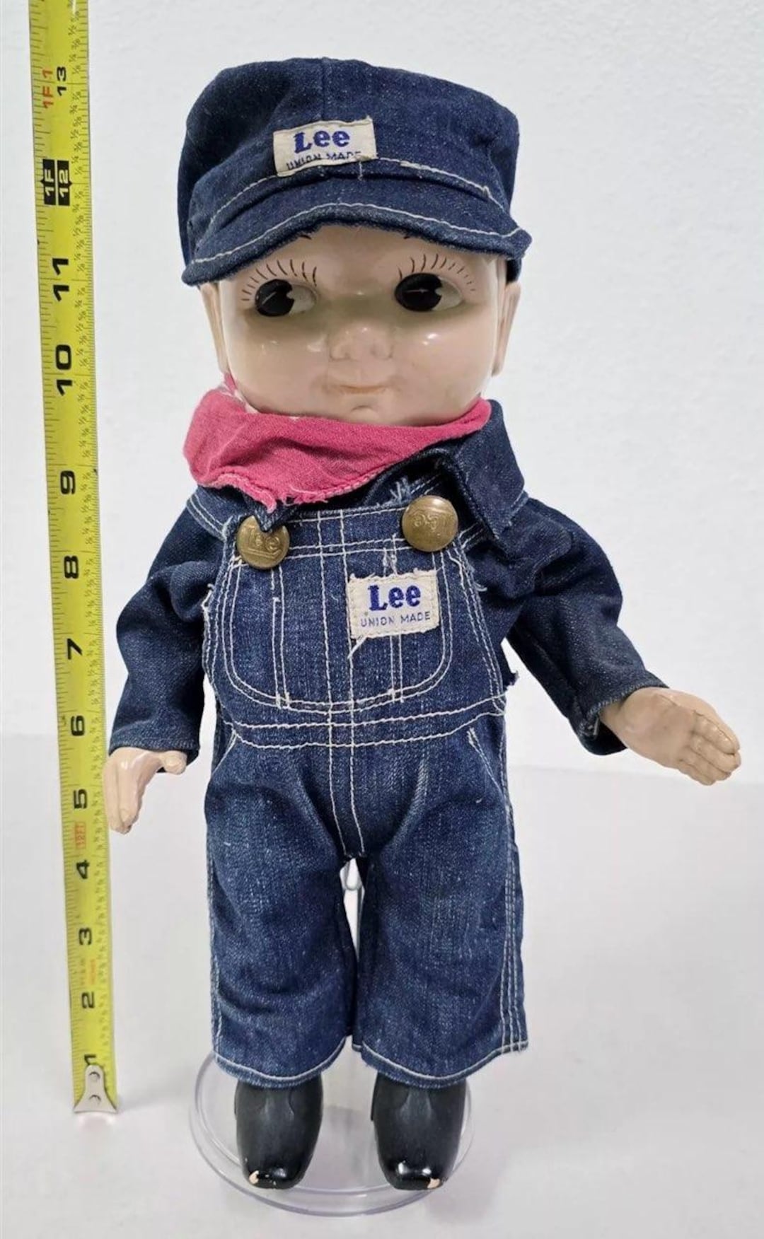 Vintage 1940s Buddy Lee Engineer Denim Dresses Doll - Etsy