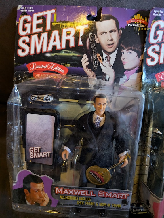 Vintage Premier Toys Get Smart Action Figures Maxwell Smart