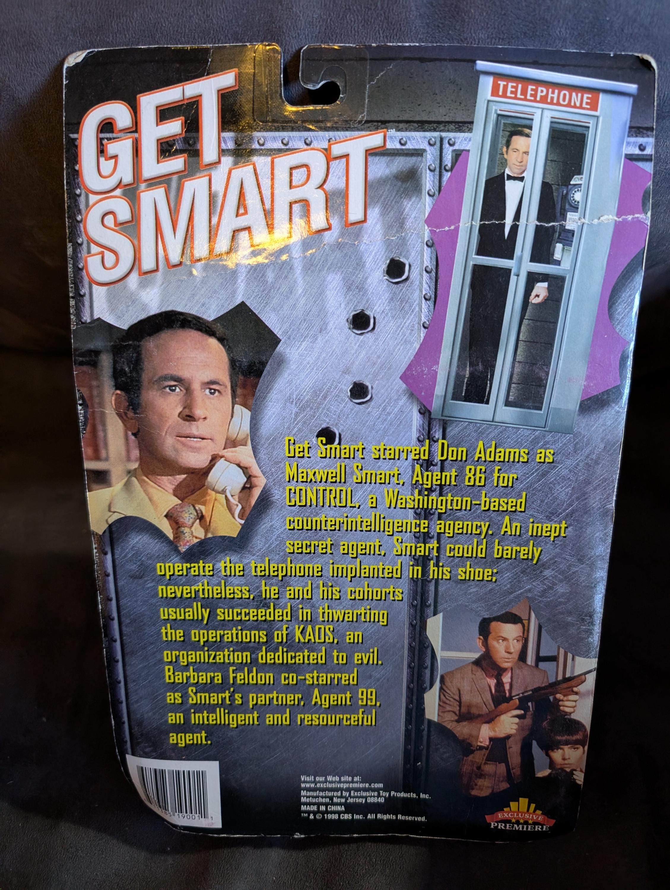 Vintage Premier Toys Get Smart Action Figures Maxwell Smart