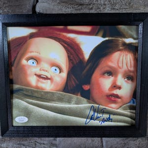 Autographed Alex Vincent Andy in Childs Play 8x10 inch framed photo with certificate of authenticity from JSA