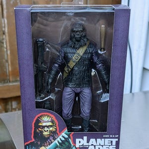 NECA 猿の惑星 ゴリラ ソルジャー 7インチ アクションフィギュア オリジナルボックス入り 未開封