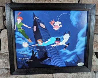 Vintage Metal Frame Featuring an Original Image of Peter Pan