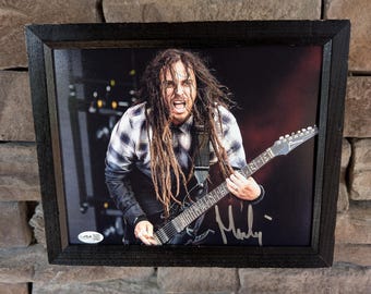Korn「Self Titled」CDジャケット（5人全員サイン入り）｜Autograph