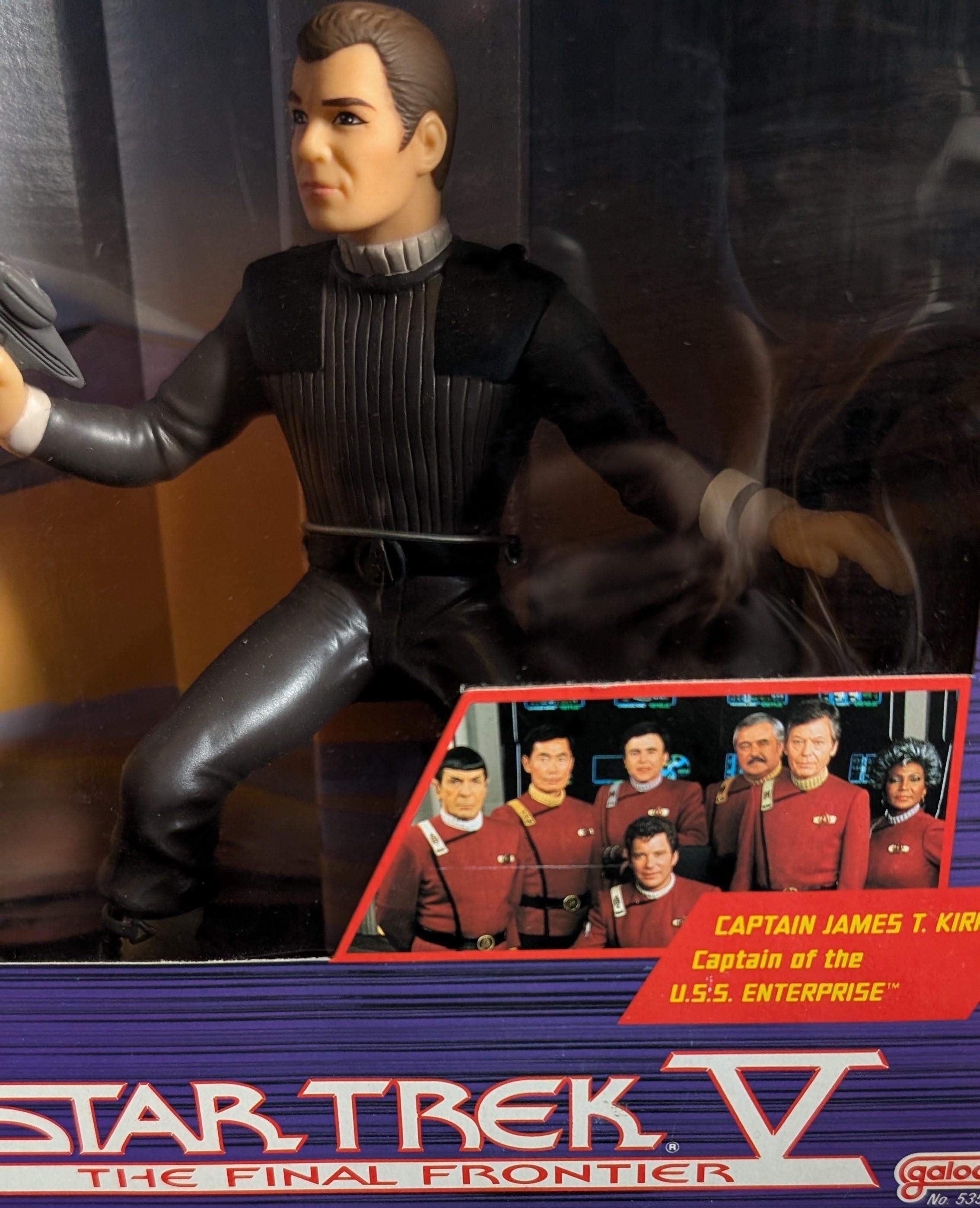Vintage 1989 Galoob Star Trek V the Final Frontier Captain James T
