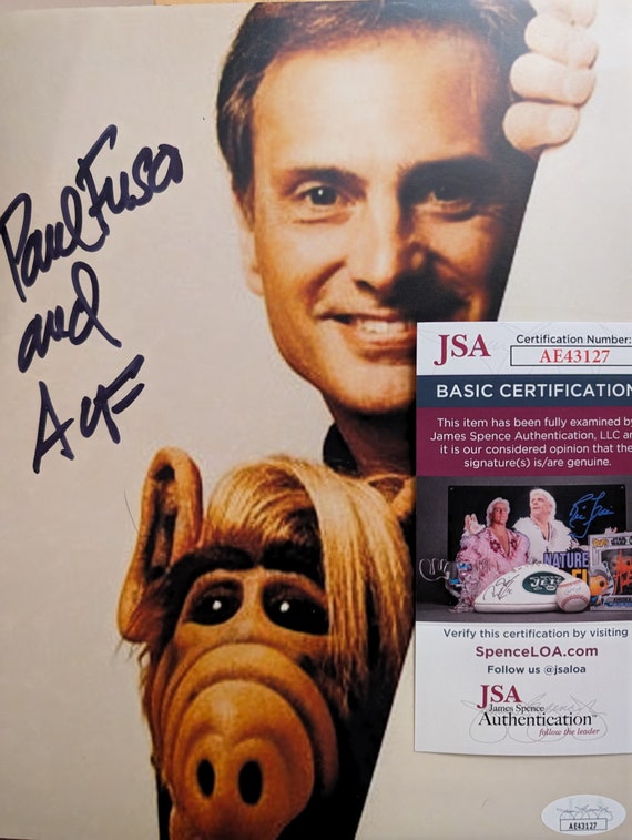 Autographed Paul Fusco Puppeteer and Voice of ALF, 8x10 Inch