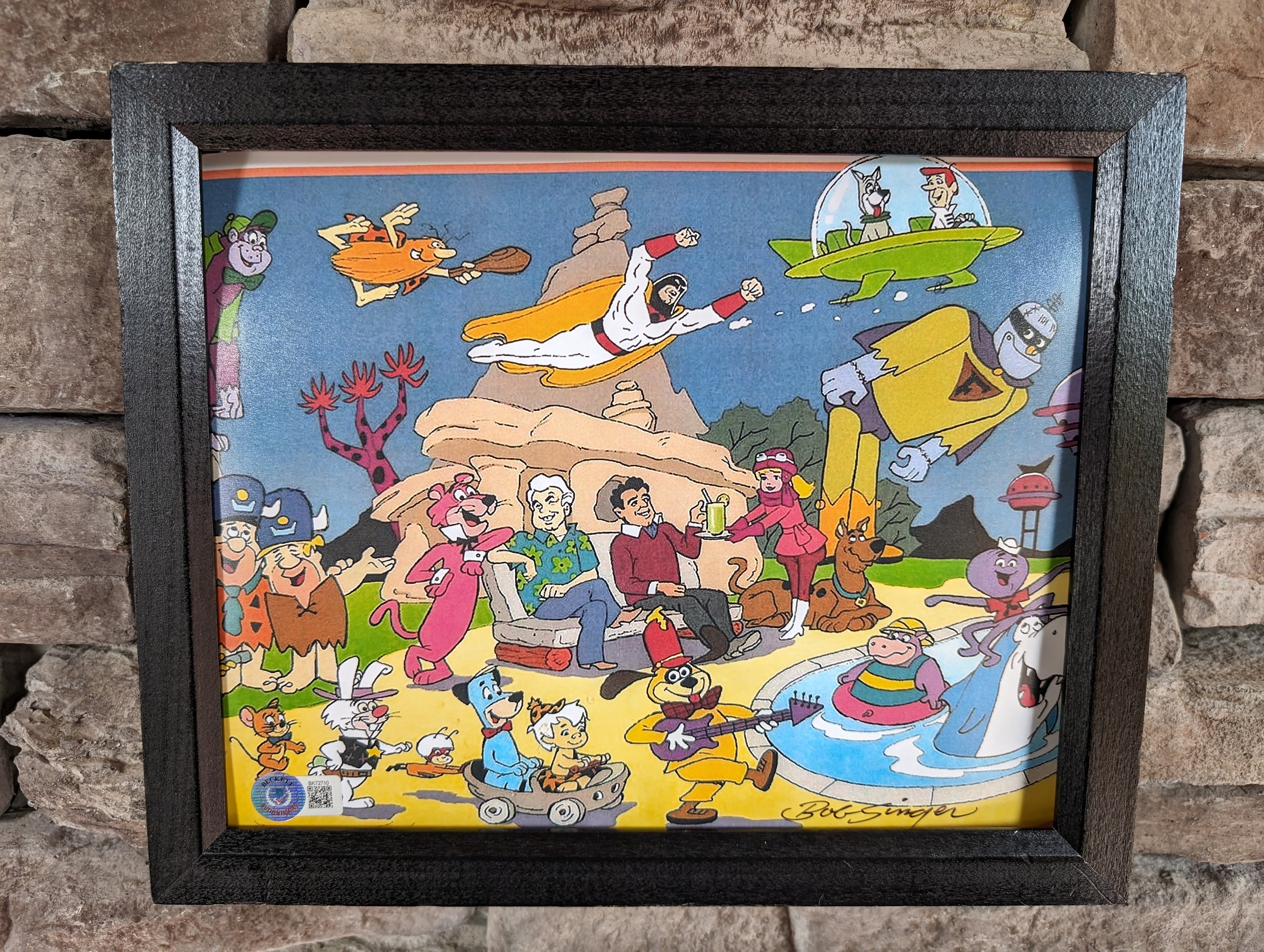 Autographed Bob Singer Hanna-barbera Animator 8x10 Inch Framed Photo ...