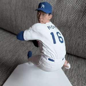 Salvino 23 cm Hideo Nomo Los Angeles Dodgers statue en édition limitée dans sa boîte d&#39;origine