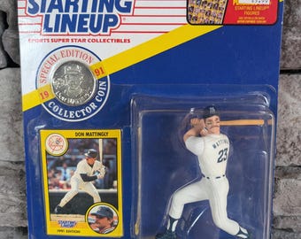 Vintage 1991 Starting Lineup Don Mattingly NY Yankees figure in original box.