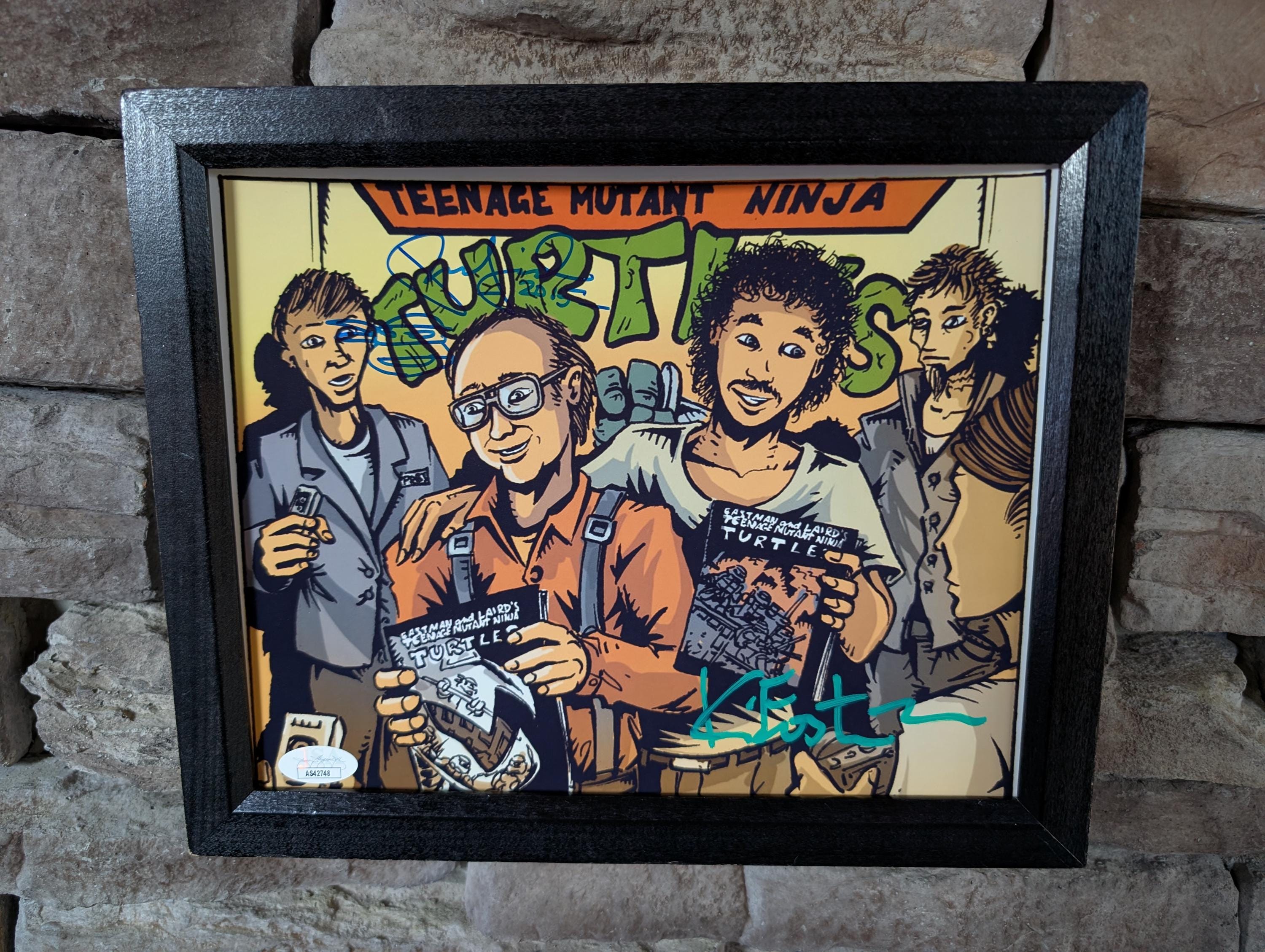Autographed Peter Laird and Kevin Eastman Teenage Mutant Ninja